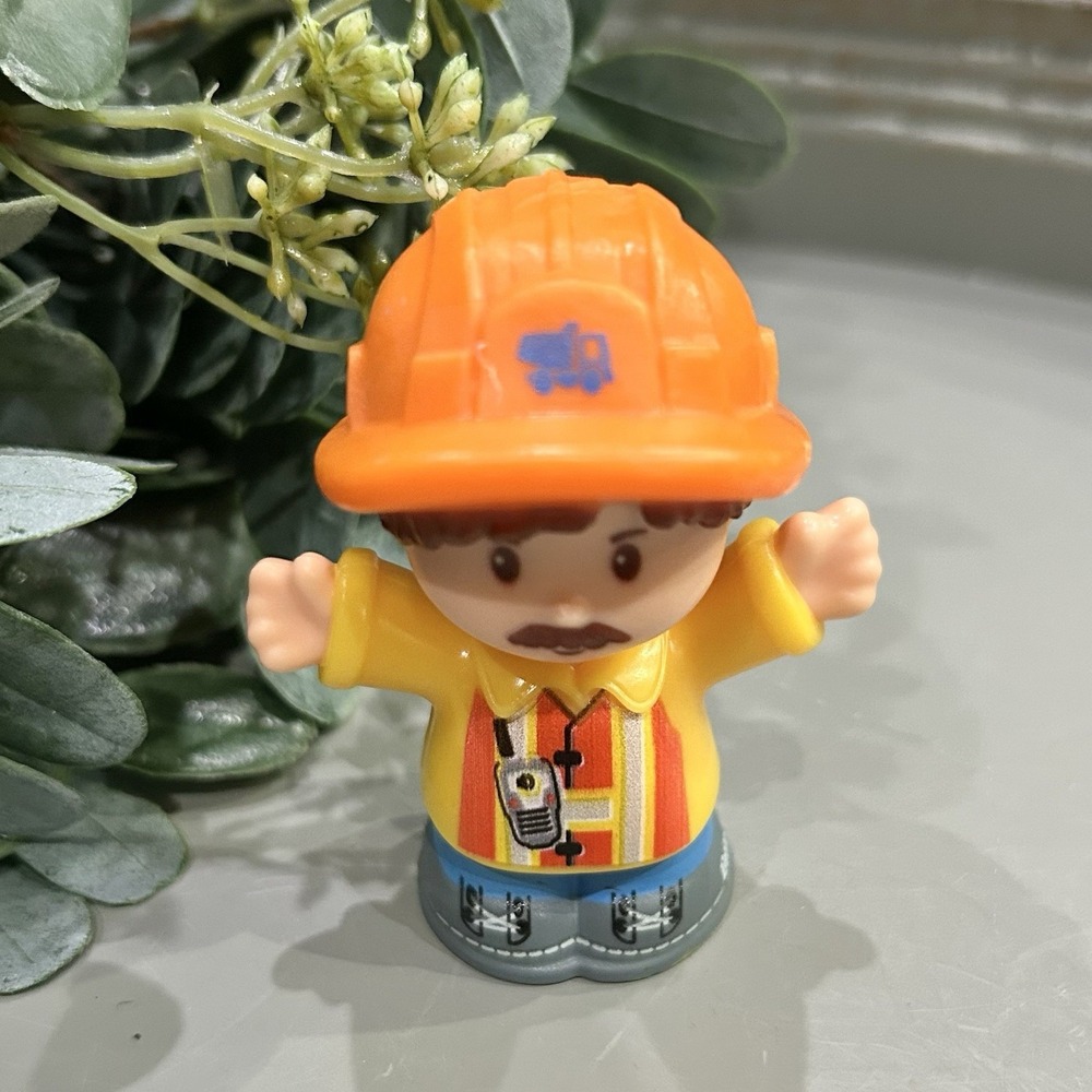 Fisher-Price Little People Construction Worker Figure GKR56 2019 Mattel